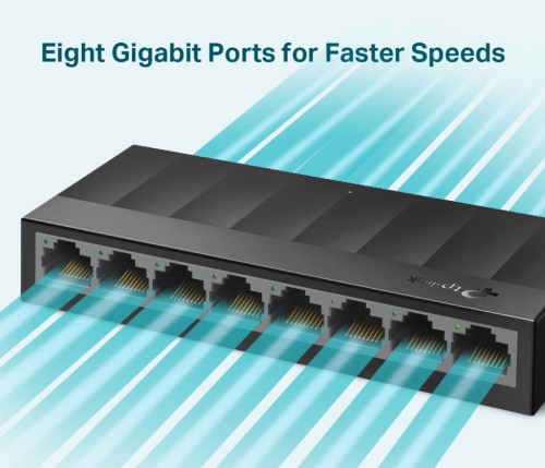 TP-Link LS1008G 8-Port 10/100/1000Mbps GİGABİT PLASTİK KASA YÖNETİLEMEZ SWITCH